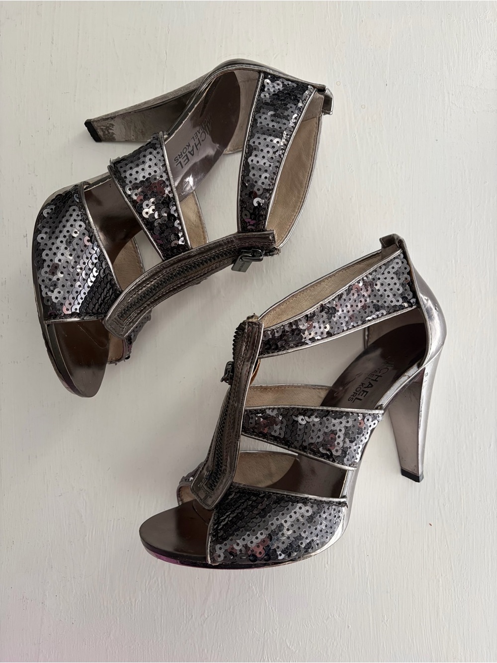 Michael Kors Sequin Heels Size 6.5